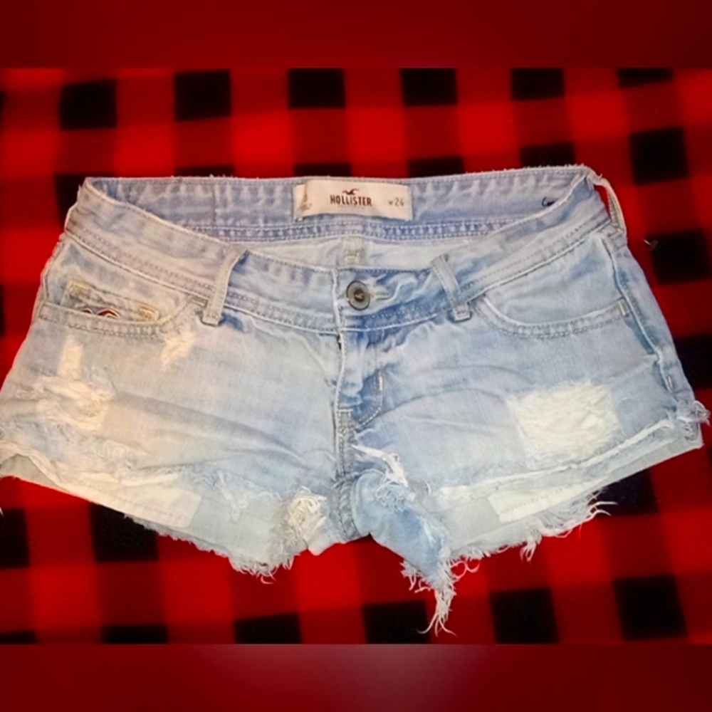 Denim shorts